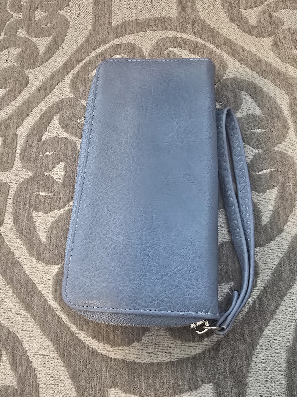 Slate Blue Wristlet Wallet